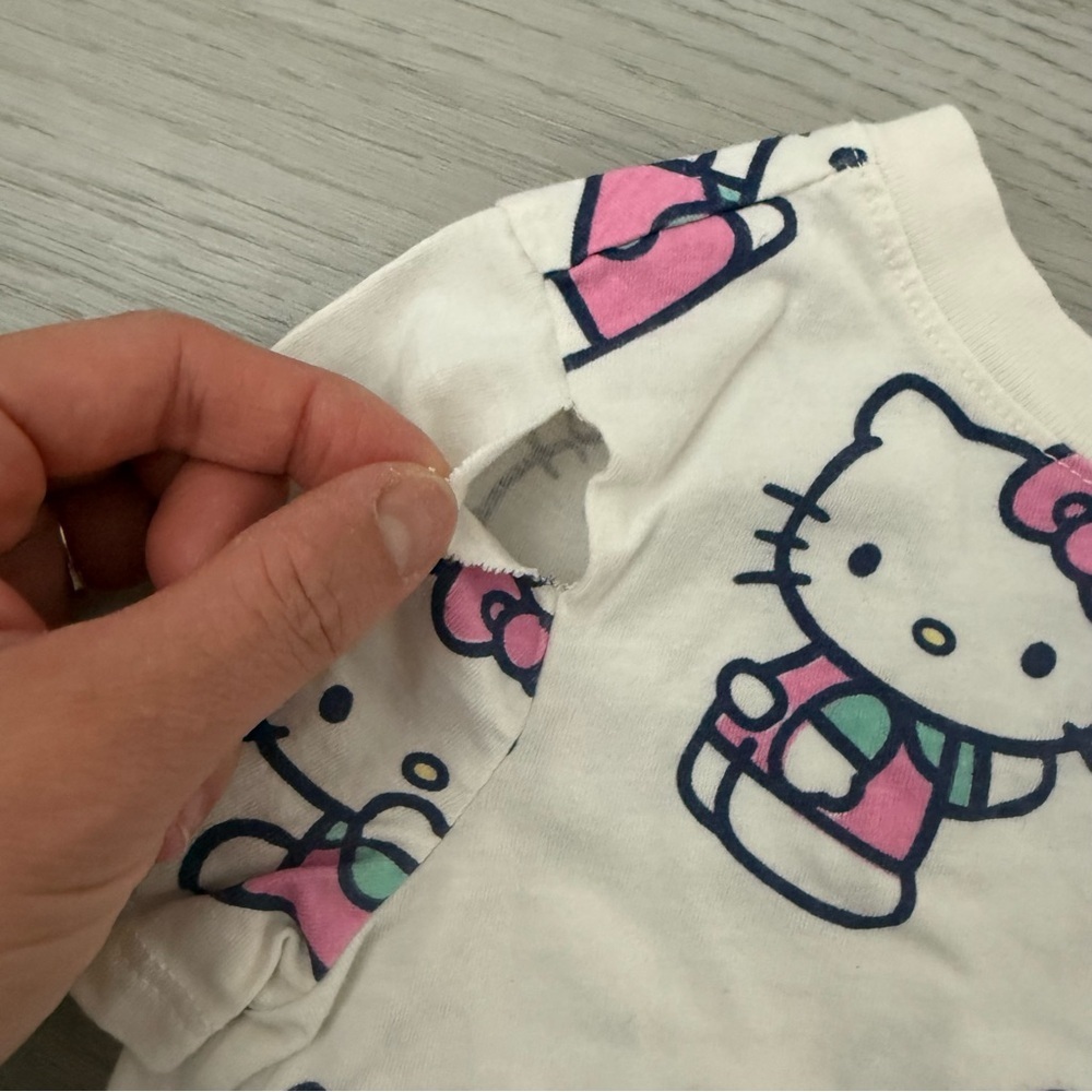 Sanrio Carters T-Shirt Bundle Pink Green White Toddler Girls 2T 4PK - Picture 3 of 10